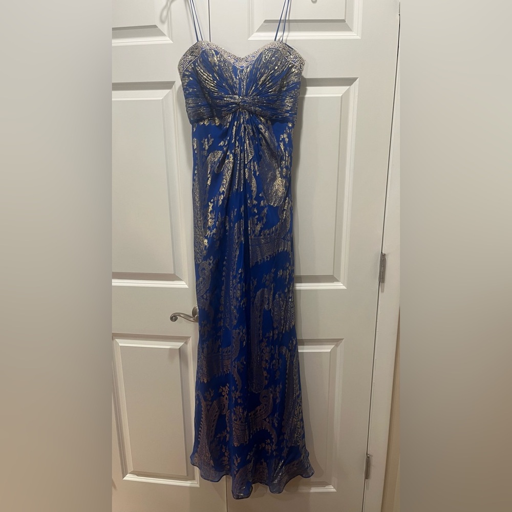 Aidan Mattox Silk Prom Dress